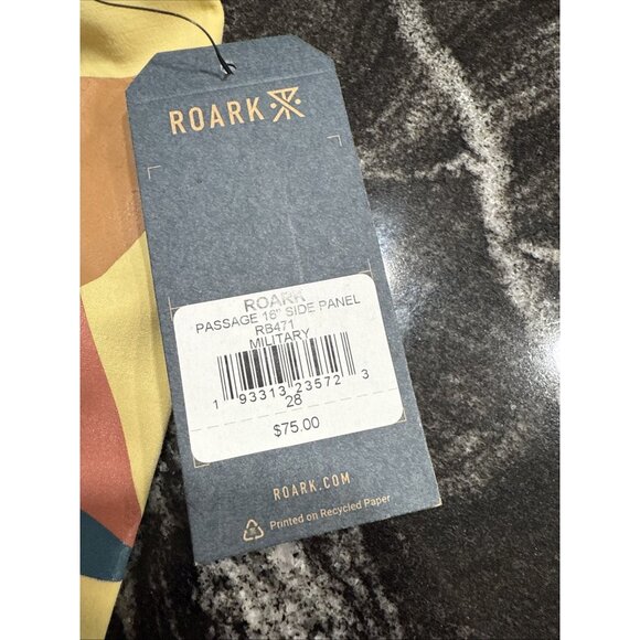 Roark Passage 16” Side Panel Boardshorts Military Green Mens Size 28 NWT RB471 - Picture 11 of 11